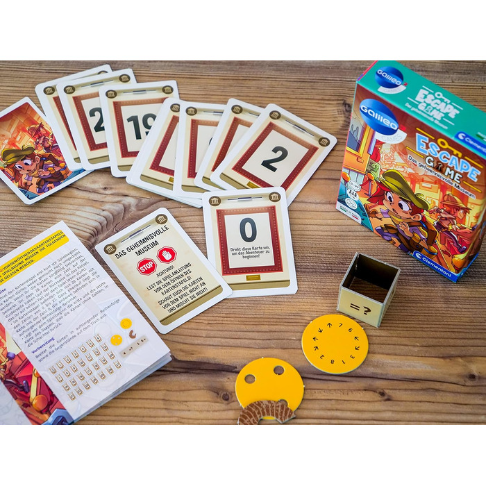 Настільна гра для головоломок і загадок, включаючи картки-підказки та реквізит - Сімейна гра для дітей віком від 8 років 59227