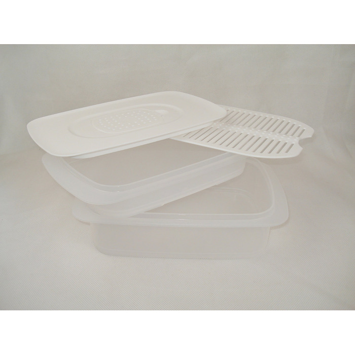 Контейнер TUPPERWARE Cool&39N Fresh 1.5 л 700 мл кришка Climate Lid White решітка свіжості White