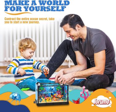 Конструктор Jorumo Aquarium Building Block, 725 деталей, підсвічуваний акваріум