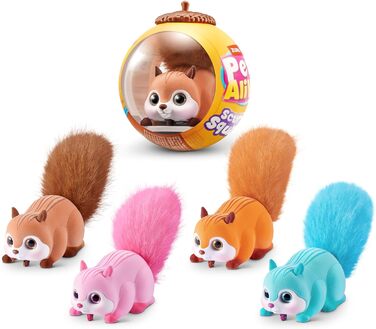 Інтерактивний робот-білка Scurry'n Squirrel (коричневий) від ZURU рухлива іграшка з реалістичними рухами та звуками, для дітей від 2 років