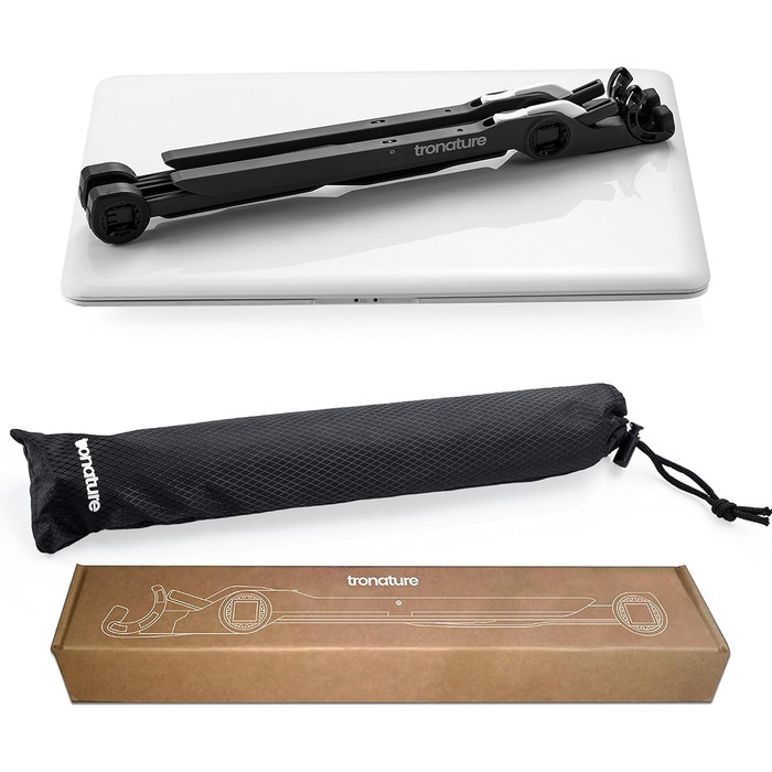 Універсальна підставка для ноутбука з регульованою висотою - складана підставка для ноутбуків 13, 15, 17 дюймів - мобільна підставка для Apple MacBook Pro Air, ноутбуків - тримач для ноутбука, підставка під ноутбук