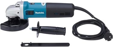 Кутова шліфувальна машина, 1100 Вт, чорна, 125 мм, 9565HRZ