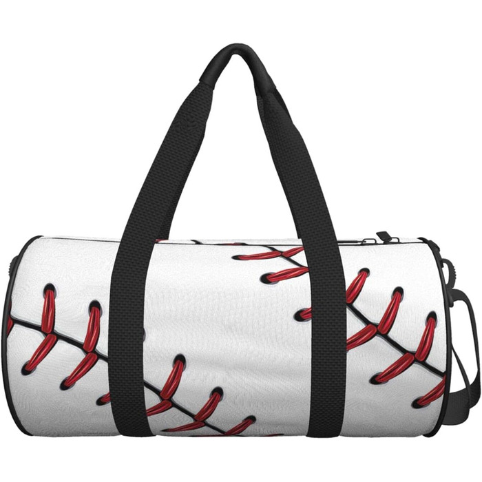 Спортивна дорожня сумка Baseball Lace, для фітнесу та подорожей, велика місткість, унісекс, ідеальна для коротких поїздок та вихідних
