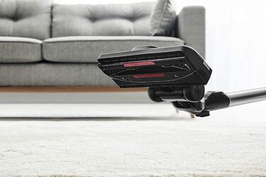 Пилосос із мішком Rowenta Silence Force Allergy (RO7473), 4.5 л, надтихий, мотор EffiTech, щітка для шерсті тварин, чорно-червоний
