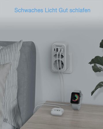 Подвійна вилка для розетки USB, багаторозеткова розетка з 4 вилками живлення USB, адаптер для розетки 2-місний вилка з USB, багато