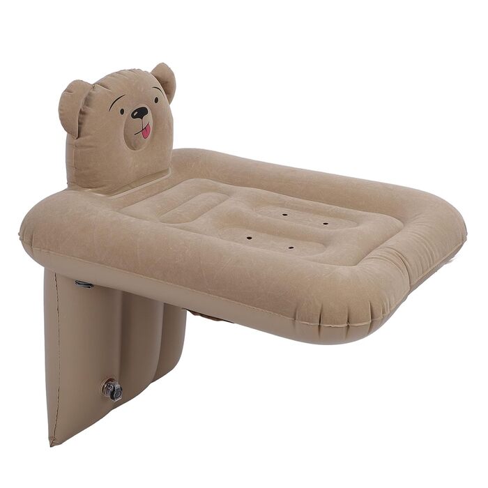 Дитяче ліжечко Qcwwy, портативне надувне автоліжечко, з ременем безпеки, 80 x 60 x 82 см, для дому, кемпінгу, подорожей