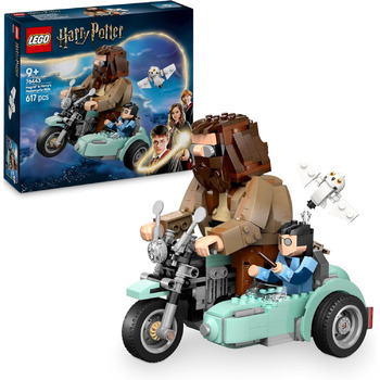 Конструктор LEGO Harry Potter 76443, Мотоциклетна подорож Геґріда та Гаррі, 617 деталей