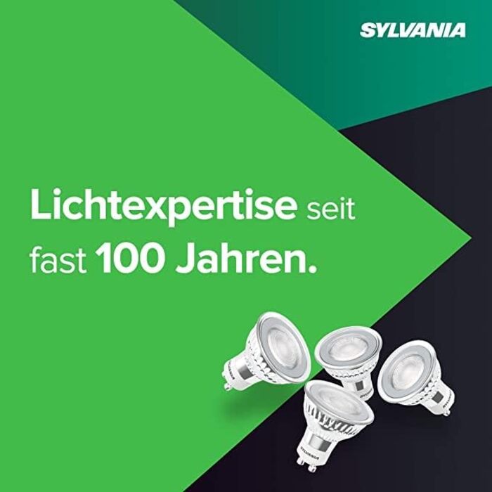 Зелена люмінесцентна лампа SYLVANIA T8, цоколь G13, 36 Вт/3140 люмен, термін служби 10000 год, лінійна форма, діаметр 26 мм, довжина 1200 мм, зелена лампа, регулювання яскравості, упаковка з