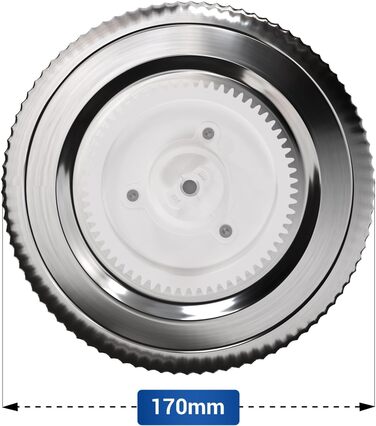 Ніж VIOKS Спеціальна заміна ножа для круглого ріжучого диска Siemens 12012147 & 12012078 Круглий диск із зубчастим краєм Запасна частина Аксесуари для нарізки їжі Хліборізка