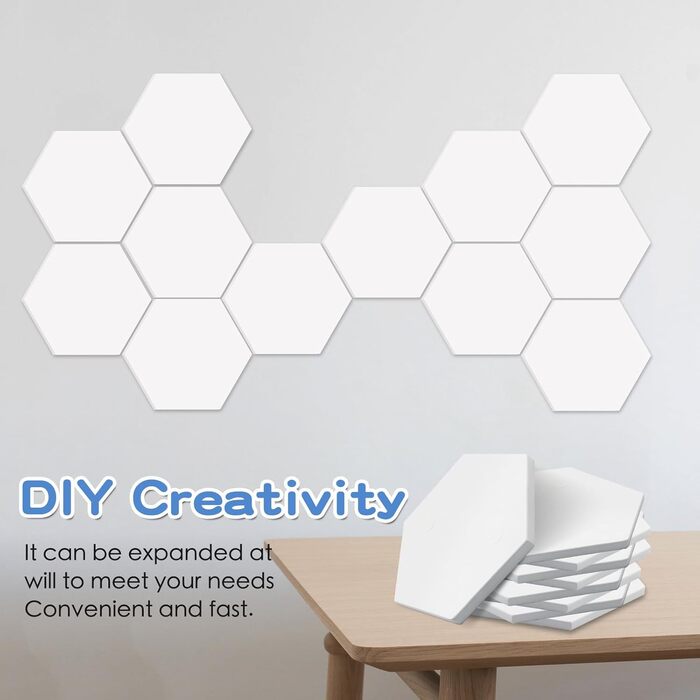 Комплектів магнітних полиць Tonie, шестикутної форми для полиць для зберігання фігурок Toniebox, настінні плаваючі дерев&39яні полиці, сумісні зарядні станції для Toniebox, 1A4B, малі, 5