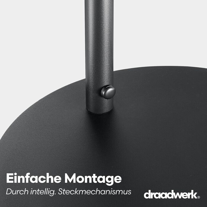 Круглий журнальний столик Журнальний столик для вітальні та їдальні 40 см Метал з порошковим покриттям Дизайн поза часом (чорний)