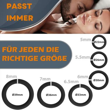 Набір кілець для пеніса Long.Session із силікону - ПОКРАЩЕНА ВЕРСІЯ 2.0 - Як кільця для пеніса та яєчок для чоловіків - Кільця для члена для міцнішої та тривалої ерекції - Кільце для пеніса та кільця для яєчок