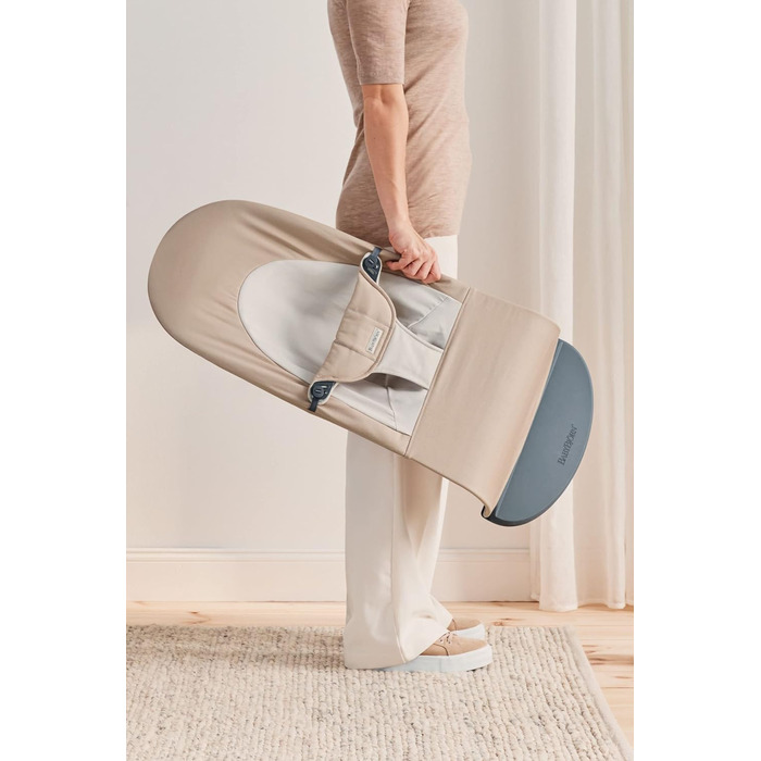 Балансуюче крісло-гойдалка Balance Soft, Тканина, Хакі/Бежевий