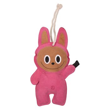 Імператорська вершкова іграшка Buddy Lababy із замші, активний відпочинок для коней та поні, іграшка для боротьби з нудьгою, розвага для стійла, вигону або кінного трейлера, рожевий