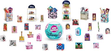 Колекційна іграшка Mini Brands Disney Store Series 2 "Таємнича капсула" - комбінований набір (колекціонерний футляр та 3 капсули), поштова скринька