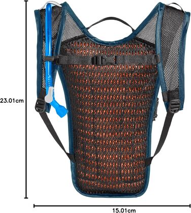 Легкий велосипедний гідратаційний рюкзак CamelBak Hydrobak, 1,4 л, колір Gibraltar Marina/Black