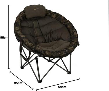 Крісло Fox Lounger - Рибальське крісло, крісло для рибалок, кемпінгове крісло для коропових рибалок