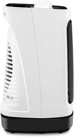 Керамічний вентилятор-обігрівач TROTEC TFC 17 E Теплова потужність 1200 Вт / 2000 Вт Електричний обігрівач з термостатом, розмір приміщення від 24 м до 60 м, функція коливання 60 1200 Вт / 2000 Вт - функція коливання