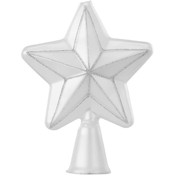 Скляна верхівка для ялинки Inge Glas Magic у формі зірки Скляна верхівка для ялинки Верхня частина для ялинки (просто біла)