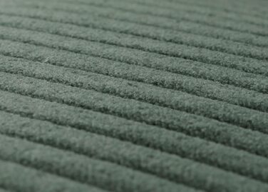 Крісло для телевізора Mendler HWC-K63, відкидне крісло, функція відкидання, допомога підйому, масаж, функція підігріву, тканина (220 г/м) вельвет - зелений