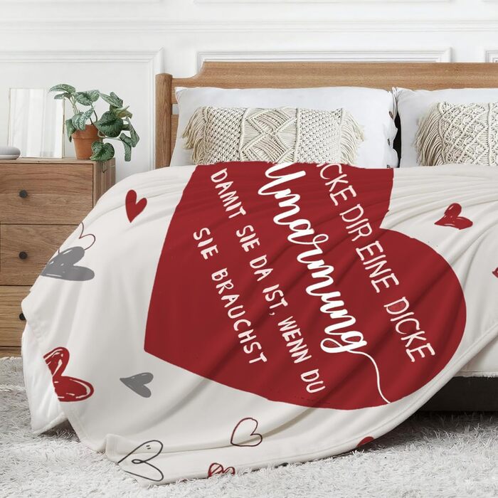 Подарунок для найкращої подруги, ковдра-обіймачка для дівчини, подарунок на день народження для дівчини, різдвяний подарунок для найкращої подруги, жінки, сестри, колеги 150*200 см