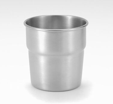 Стакани з нержавіючої сталі для подорожей та активного відпочинку, для кави, молока, як запасні, штабельовані, з кришками, для кемпінгу та походів, чорні, 4