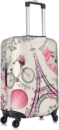 Чохол для валізи Паризький Ейфелевий вежа - еластичний, миючий, захист від подряпин для дітей та дорослих (45.7-53.3 см)