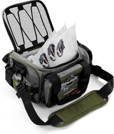 Сумка для рибалки normani водонепроникна сумка для форелі озеро з 4 коробками для снастей коробки для наживки спінінгова сумка для риболовлі коробка для риболовлі аксесуари для рибалки рюкзак для рибалки