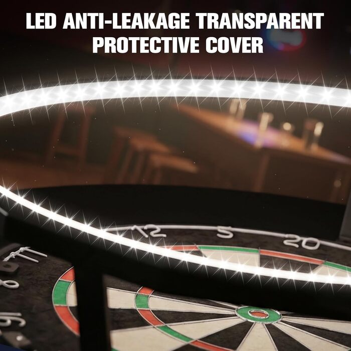 Підсвічування мішень для дартсу - світлодіодне освітлення на 360, система підсвічування мішень для дартсу, підходить для 18-дюймових мішень для дартсу