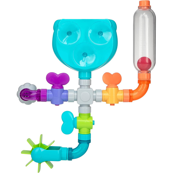 Іграшка для ванни Nuby Wacky Waterworks з присоскою, когнітивний розвиток для дітей, інтерактивна водна іграшка, весела та розвива