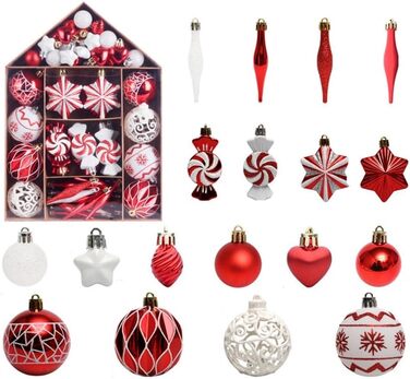 Набір різдвяних кульок із 73 предметів Micpointik