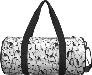 Стильна дорожня сумка з пінгвінами, спортивна сумка для чоловіків та жінок, сумка-мішок, спортивна сумка