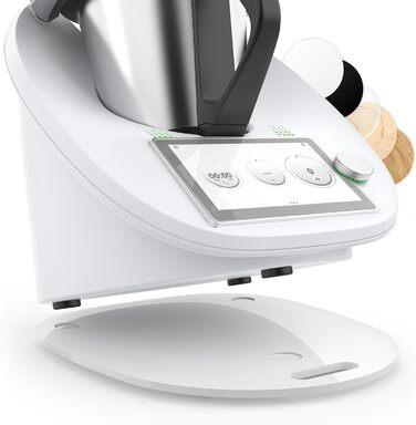 Розсувна дошка Victorious для Thermomix TM6 TM5 Glider Легка рухома акрилова дошка - біла біла глянцева