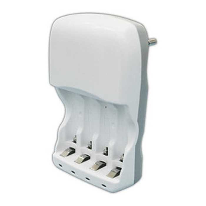 Універсальний зарядний пристрій для нікель-кадмієвих та нікель-металгідридних акумуляторів, сумісний з R-6 та R-03. Ідеально підходить для постійної готовності ваших пристроїв та оптимізації їхньої продуктивності. Надійне живлення завжди під рукою