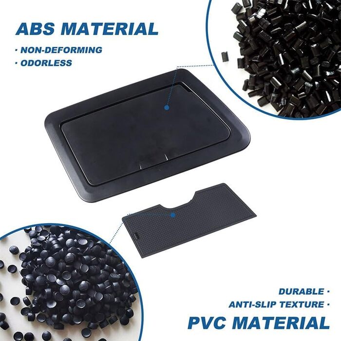 Органайзер для багажника BMW 5 серії (G60) 2024 року, бічна сумка для багажника з ABS-пластику великої місткості, міцний органайзер для багажника (правий бік)