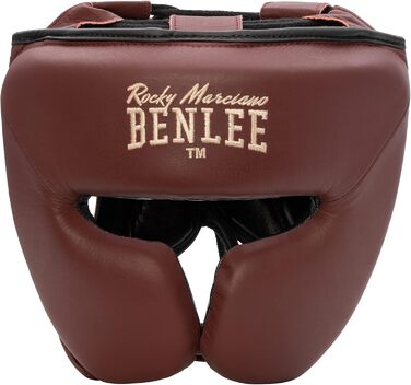 Шкіряний захисник для голови BENLEE Berkley, винний, розмір S/M