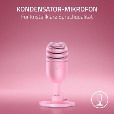 Ультракомпактний USB-мікрофон (14-мм суперкардіоїдний конденсаторний мікрофон, датчик вимкнення/включення зі світлодіодним індикат