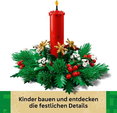 Конструктор LEGO Christmas Arrangement 40743 Різдвяна композиція, 433 деталі