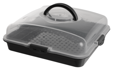 Тортівниця Violet House 0036 Каризма Antrasit 13х38х38 см (7181048)