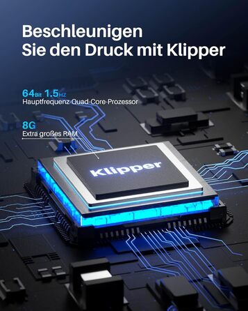 Принтер, висока швидкість до 500 мм/с, 121-точкове автоматичне вирівнювання ложа, двошвидкісний прямий екструдер 300 , розмір друк