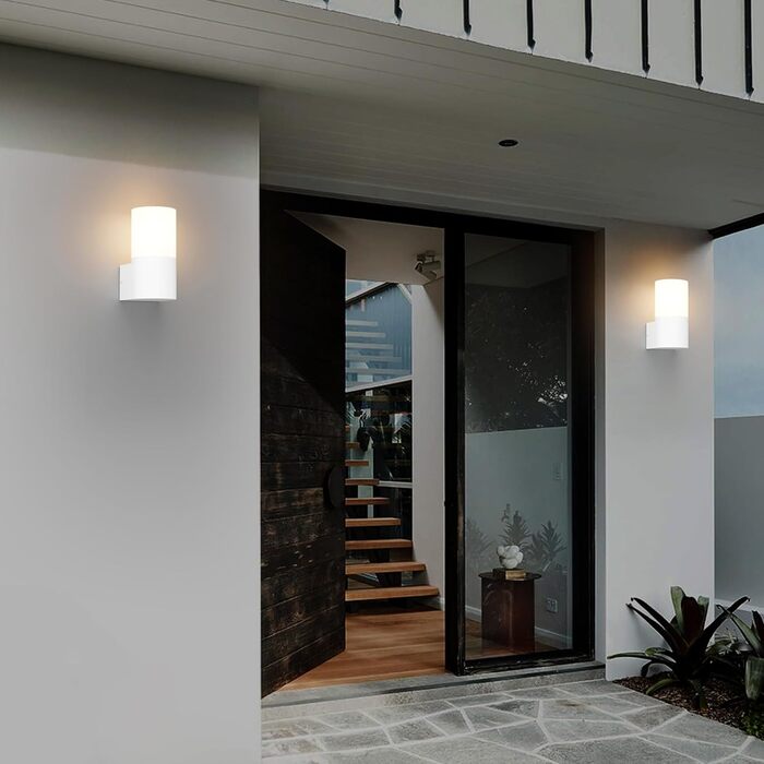 Зовнішні настінні світильники E27 розетка зовнішнє освітлення, настінні світильники зовнішнє/внутрішнє, зовнішнє світло IP65, алюм