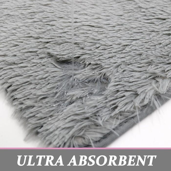 Комплект килимків для ванної, 4 предмети, килимок для ванної, що прається, нековзний килимок для ванної, килимок для туалету, м&39який, абсорбуючі килимки для ванної та туалету, килимок для душу, світло-сірий, 4 шт. и в упаковці