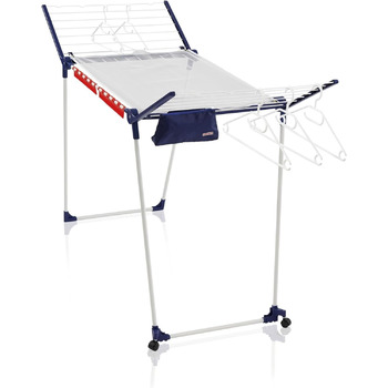 П'єдестальна сушарка Leifheit Pegasus 200 Solid Deluxe Mobile з довжиною сушіння 20 м, вішалка для довгого прання, сушарка-крило з