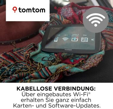 Навігаційний пристрій TomTom GO Essential (6 дюймів, уникнення заторів завдяки TomTom Traffic, оновлення карт Європи, дзвінки в режимі hands-free, оновлення через Wi-Fi) 6 дюймів Новий