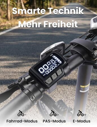 Складаний електровелосипед C10 20 дюймів, вага лише 18,6 кг, двигун 250 Вт, акумулятор 345,6 Втгод, електровелосипед із 7-швидкісною коробкою передач Shimano, запас ходу до 100 км, швидкість 25 км/год, РК-дисплей, ідеально підходить для поїздок на автофур