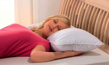 Подушка для шиї Jekatex Boxspring - Кишенькова пружина - приблизно 40x80 см - Подушка для голови