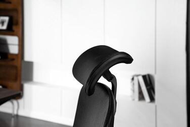 Ергономічне офісне крісло з адаптивною поперековою опорою, крісло керівника з карбонової сітки, комп&39ютерне крісло з високою спинкою та сидінням-водопад, вантажопідйомність 150 кг. Нейлон.