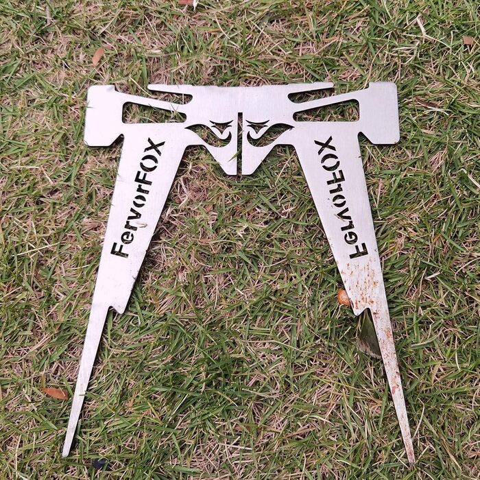 Регульована, складна підставка для плити, міцна конструкція, ергономічні кемпінгові грилі для походів, незамінні, нержавіючі для приготування їжі на свіжому повітрі