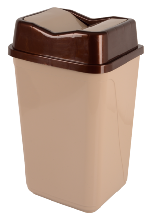 Кошик для сміття Violet House 0091 Бабочка CAPPUCHINO 50 л (7196755)