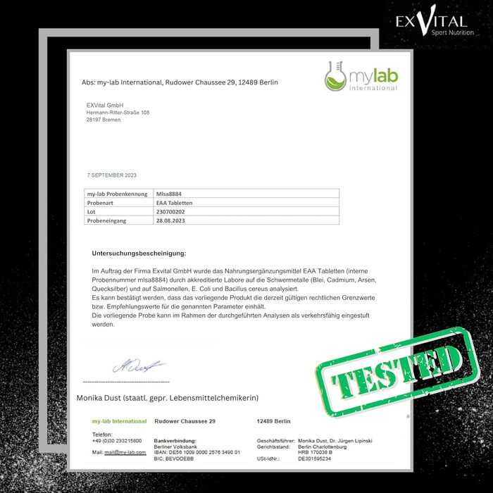 Таблетки EXVital EAA, 510 шт.